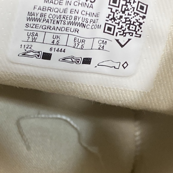 Gold glitter keds 7W womans shoes - Picture 9 of 9